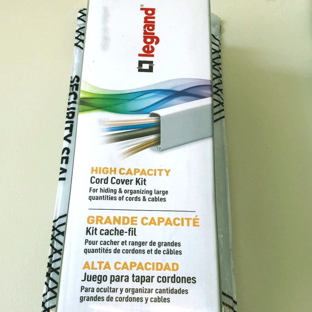 Cordmate III White (Paintable) Cord Cover Kit NIB